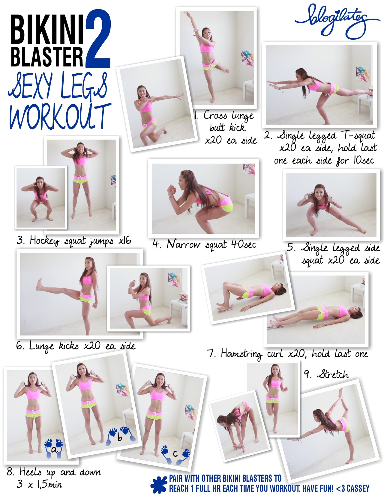 At Home 30-minute Full-Body Blaster – click to view and print this  illustrated exercise plan created wi…