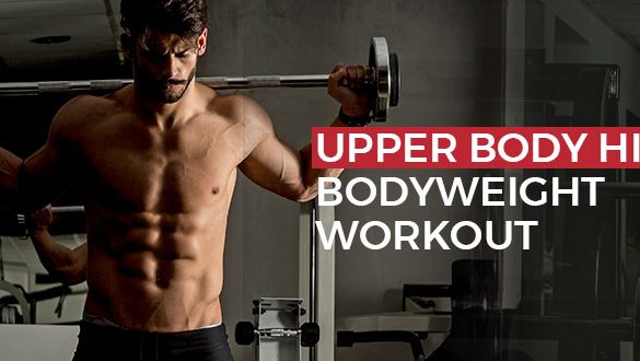 Upper Body Hiit Bodyweight Workout Featured Image